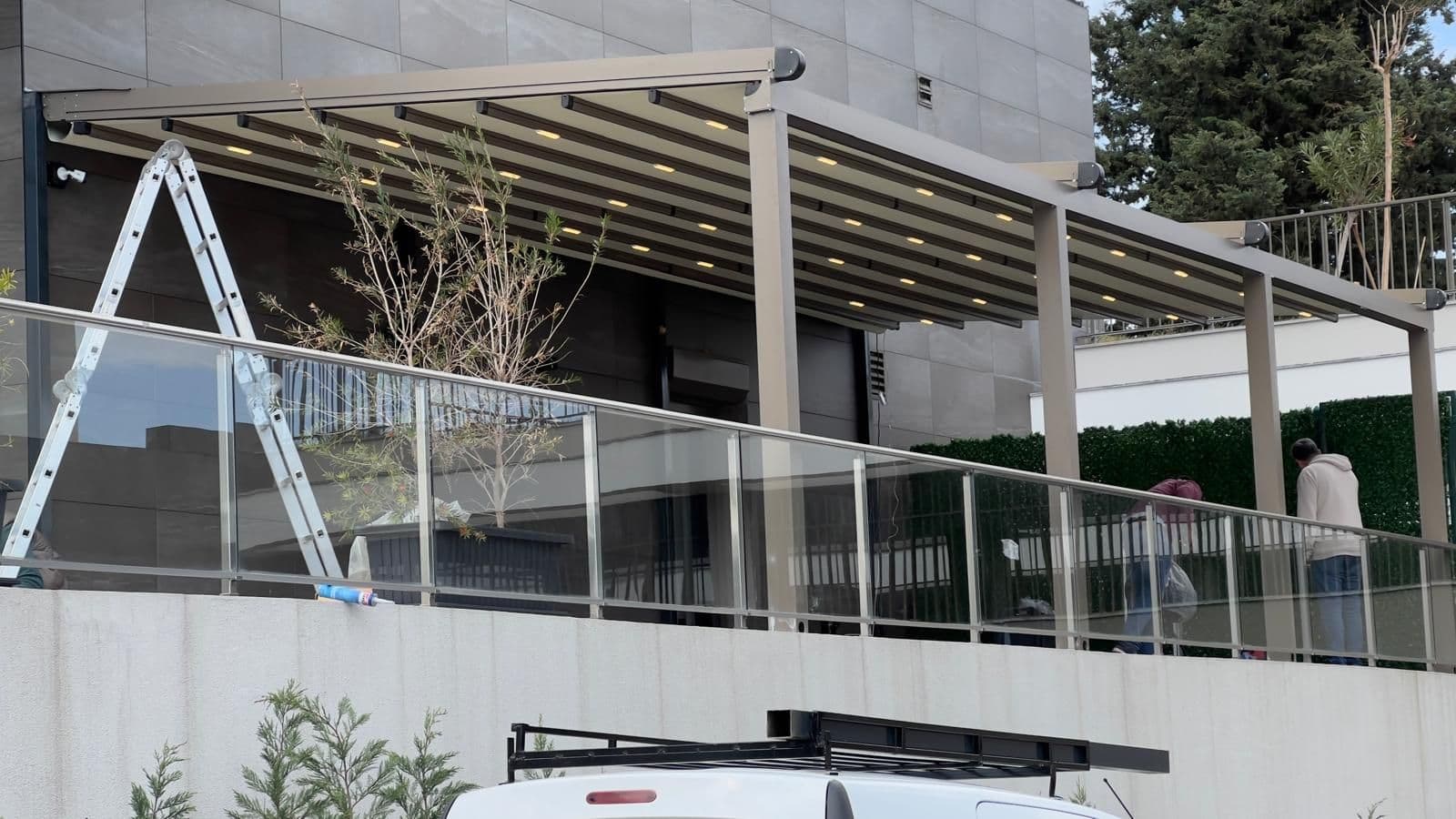 Motorized Pergola Awning